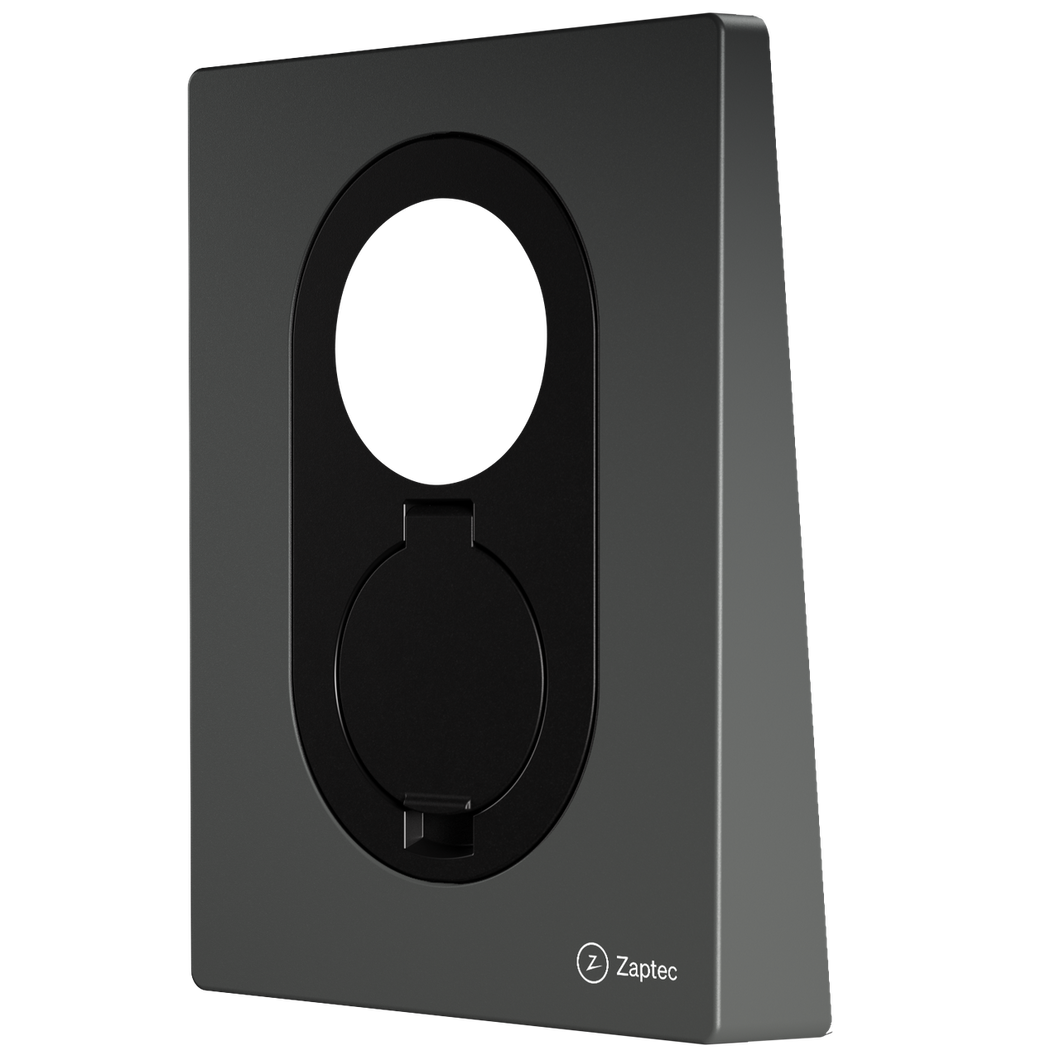 Zaptec Go Front Cover Rock Grey